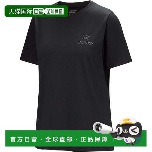 自营 始祖鸟 KRAGG SL COTTON EMBLEM CREW 女子棉质短袖T恤 夏季