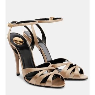 女士 Chandelle 110 Saint 绸缎凉鞋 圣罗兰 crêpe Laurent