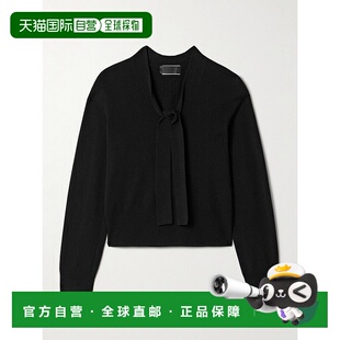 1h可退 香港直邮NILI LOTAN 女士 Genesis 蝴蝶结羊绒毛衣 81285Y