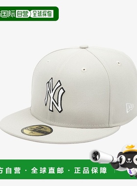 韩国直邮NEW ERA MLB 纽约洋基队 Basic Outline Fitted Cap Ston