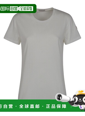 香港直邮MONCLER 女士T恤 938C73200V8058033 SS2025 灰色