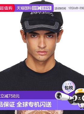 香港直邮Acne Studios 艾克妮 男士 黑色 Twill Logo 棒球帽 C404