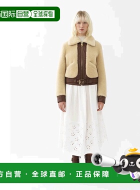 香港直邮Chloe 短裤束口休闲夹克 C23ACV05204羊毛