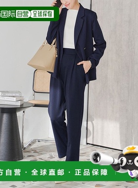 日本直邮KOBE LETTUCE 弹力宽松锥形长裤 常规长度 [M3984] 裤子