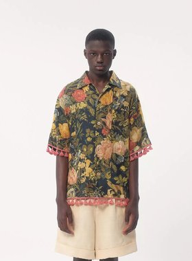 VALENTINO 华伦天奴 25秋冬 VAAE90AK9_EK0 男士 短袖衬衫