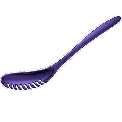 自营Gourmac 12 英寸三聚氰胺意大利面服务器意大利面条叉和过滤