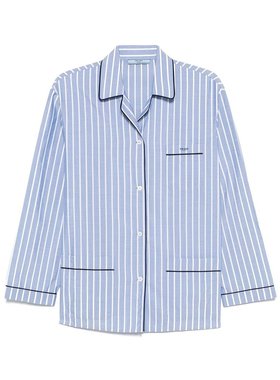 PRADA 女士衬衫 P482HR16BWSOOOF0013 AW2024 蓝色