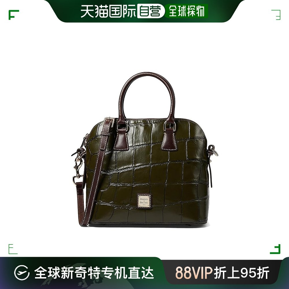 香港直邮潮奢 Dooney& Bourke女士 Denison II Domed Satchel