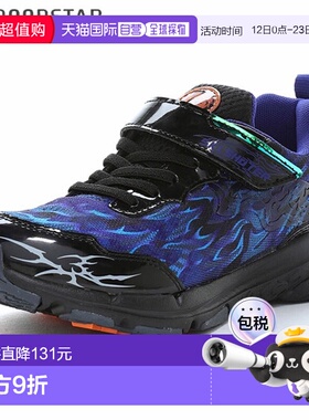日本直邮MOONSTAR SKLSHOTER SK 0083 Glen 黑色男童运动鞋产品特
