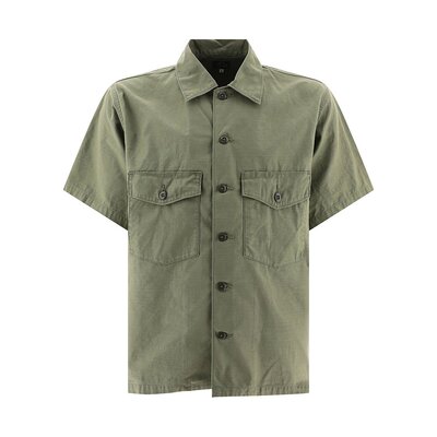 NEEDLES 男士衬衫 OT215AOLIVE SS2024 绿色 Utility shirt