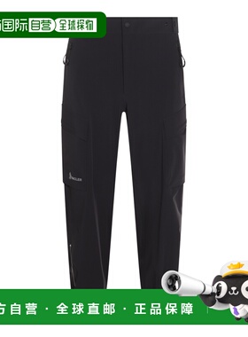 1h可退 香港直邮moncler 盟可睐 男士 黑色长裤 K10972A00005597F