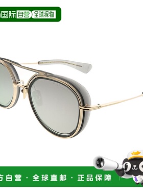 自营 Dita Spacecraft 19017-C-GRY-GLD-52 中性飞行员太阳镜 -