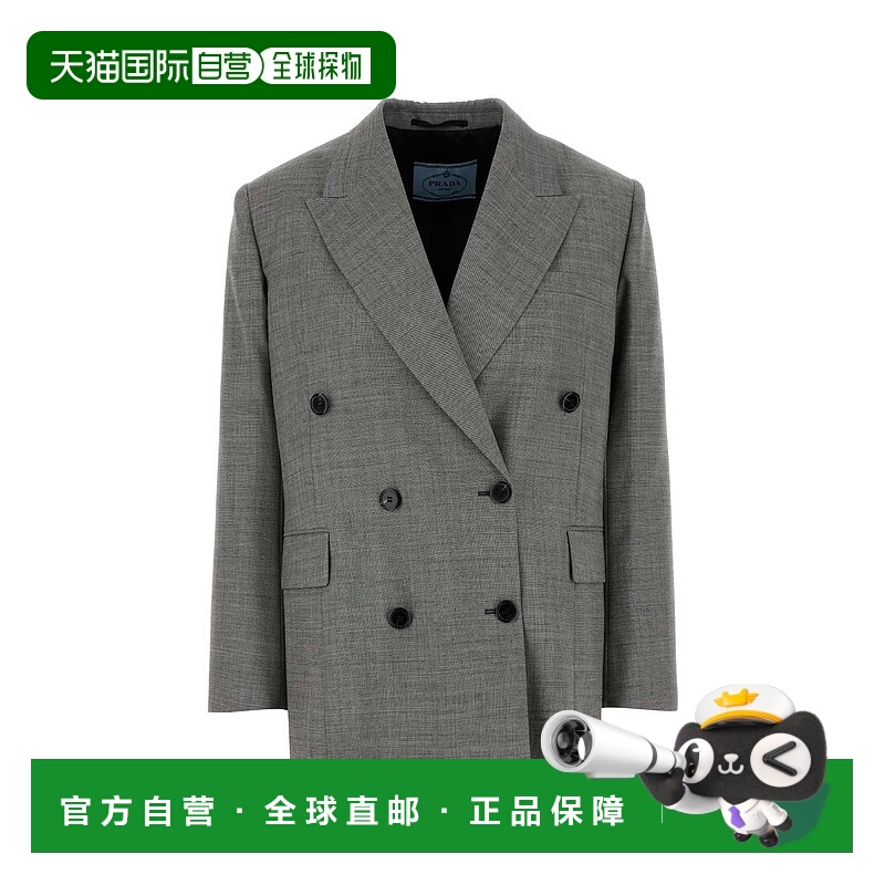 香港直邮Prada 普拉达 女士 雙排扣西裝外套 P541PSOOO16VE