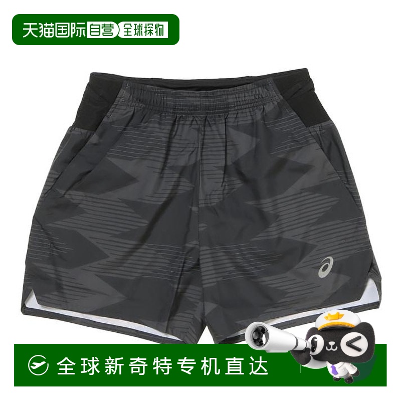 日本直邮日本直邮 ASICS 男士多口袋图案5英寸短裤