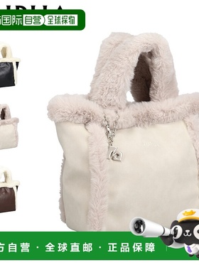 日本直邮MURUA 女士轻便小号托特包黑色灰色棕色MR-B1391