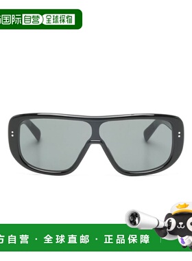 1h可退 香港直邮潮奢 Jacquemus 女士 JACQUEMUS 黑色太阳眼镜 JA