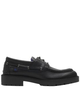 BURBERRY 男士商务休闲鞋 81015391 AW2024 黑色 Raft船鞋