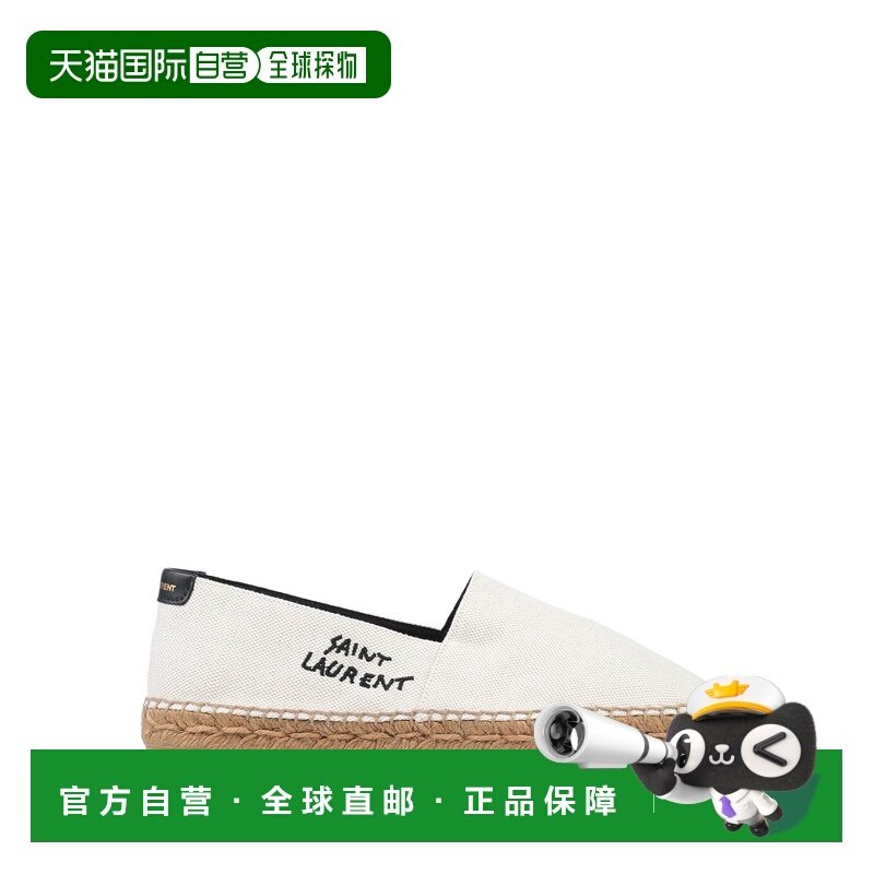 1h可退 香港直邮Saint Laurent 圣罗兰 女士 帆布面凉鞋,女鞋,休闲凉鞋,淘宝优惠券,粉丝福利购,淘宝优惠卷