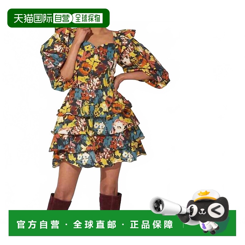 自营cleobellaAmerie Mini Dress In Monet - monet 美国奥莱直发