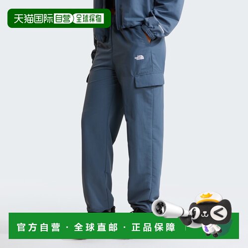 自营欧洲直邮The North Face北面 TNF Easy女士钢蓝色尼龙防风工