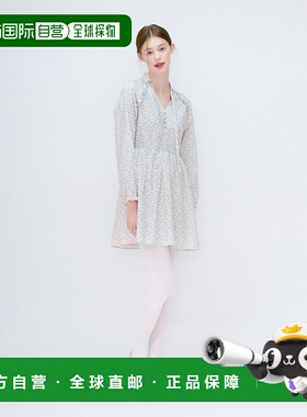韩国直邮margarin fingers韩版少女小清新甜美自然气质连衣裙3015