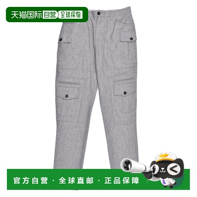 自营Brunello Cucinelli Wool Cargo Men's Pants - pearl 美国奥