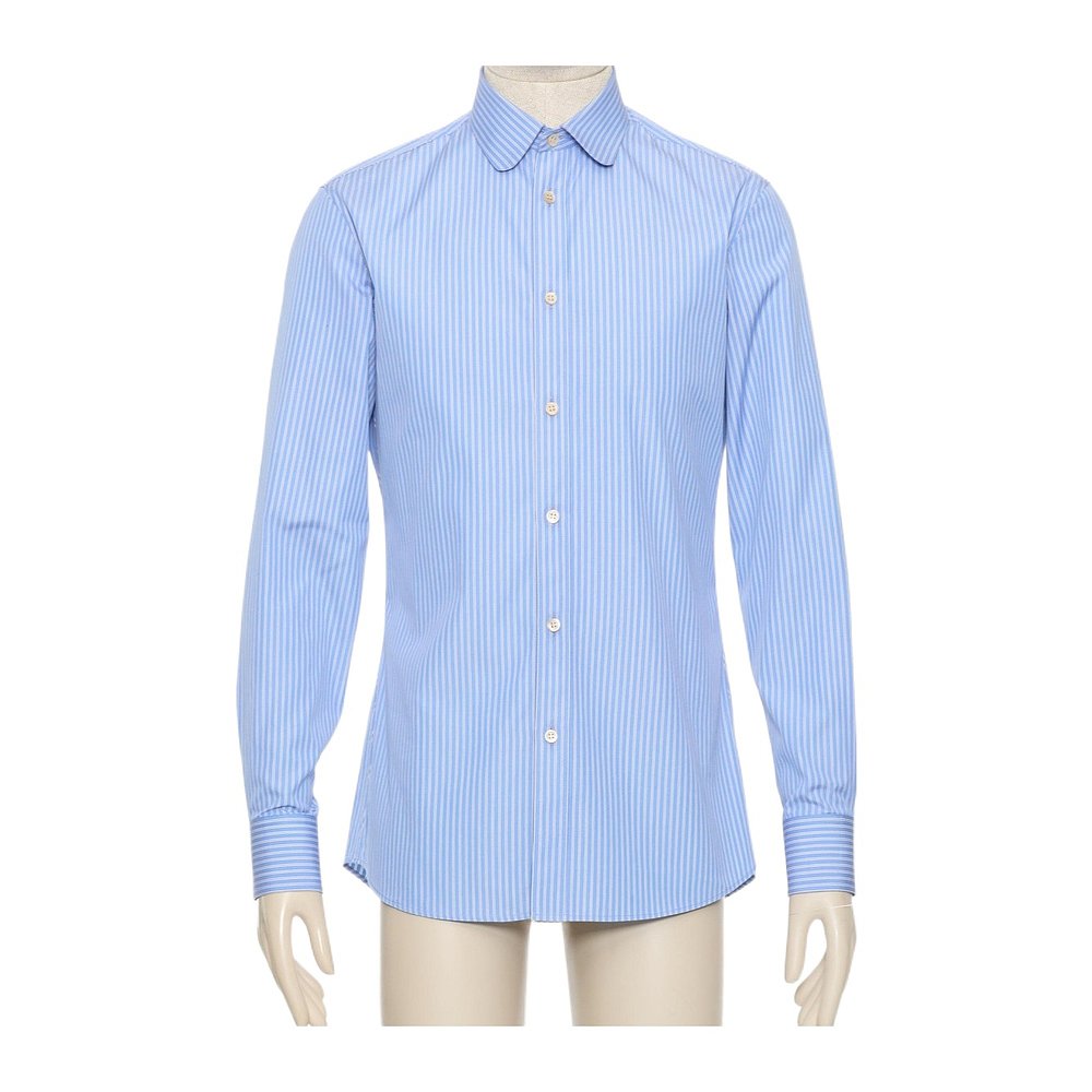VALENTINO 男士衬衫 VABR60AY9SCJ AW2025 蓝色 长袖衬衫