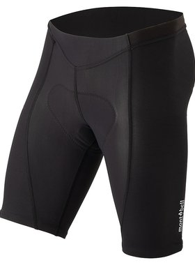 日潮跑腿Montbell蒙贝欧男款短裤黑色运动休闲轻便BK S1130627