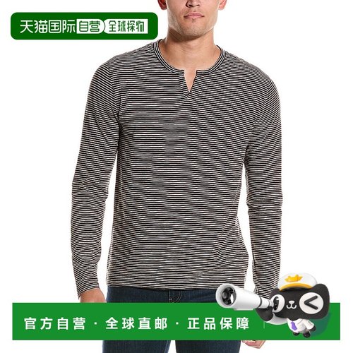 自营 Vince分领T恤-蓝色 美国奥莱直发