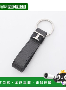 日本直邮中古Tods托德斯男A级95新key ring钥匙圈牛皮其他黑色
