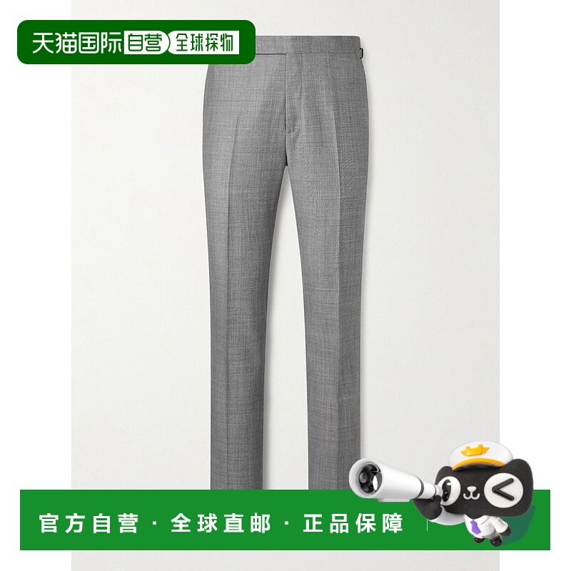 香港直邮潮奢 Tom Ford 汤姆 福特 男士 修身羊毛西装裤 PLSS01WO