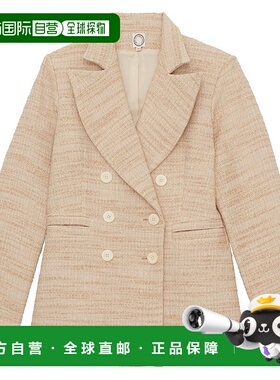 香港直邮INES DE LA FRESSANGE 修身长袖双排扣西装 女款