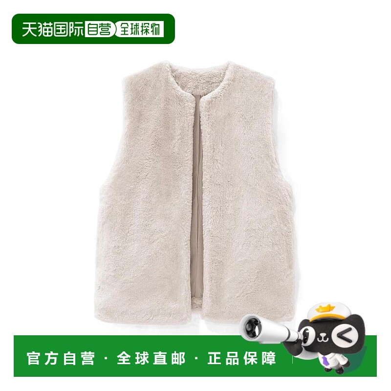 日本直邮日潮 GRL毛绒中长款马甲on131