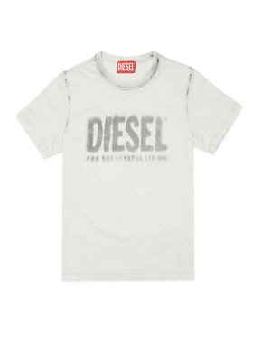 DIESEL KIDS 儿童版品牌Logo短袖T恤 j011300kfav