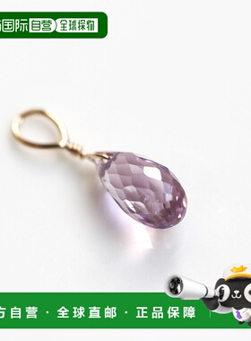 1h可退 日本直邮cui-cui10K金紫水晶吊坠charm 782027cuicui