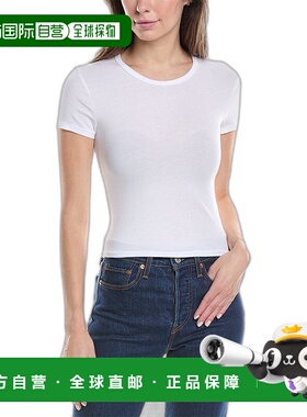 自营 James Perse 短款运动 T 恤 - 白色 美国奥莱直发