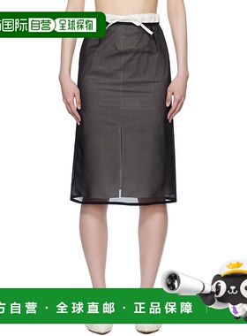 1h可退 香港直邮潮奢 AO YES 女士 黑色 & 白色 Layered Drawstri