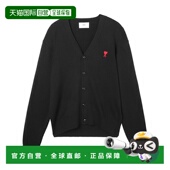 V领开衫 开衫 黑色 bfhkc001 日本直邮AMI ADC 男士 001