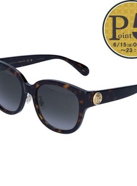 日本直邮GUCCI 女士太阳镜 GG1409SK 002 HAVANA 哈瓦那棕色