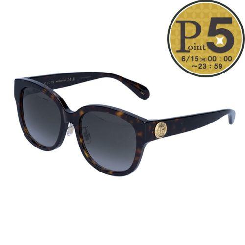 日本直邮GUCCI 女士太阳镜 GG1409SK 002 HAVANA 哈瓦那棕色