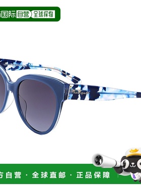 自营 Kate Spade女式55毫米蓝色太阳镜-蓝色 美国奥莱直发
