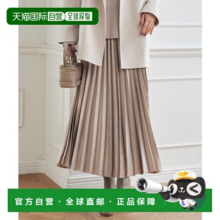 Pleats半身裙 Satin 日本直邮自由区 Bright