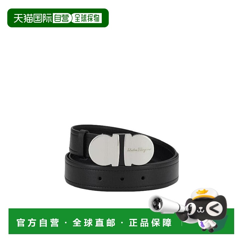 香港直邮Salvatore Ferragamo 徽标扣饰皮带 23B180菲拉格慕