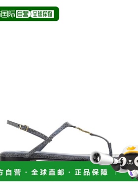 香港直邮FENDI 女士凉鞋 8Y8713AUED14 AW2025 蓝色 Fendi Ffold