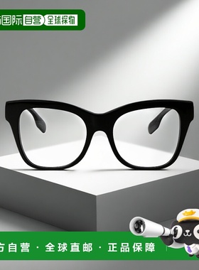 香港直邮BURBERRY 女士眼镜 0BE23883001 SS2025 黑色 Glasses