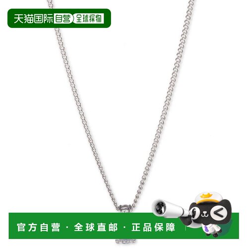 1h可退 【美国直邮】Givenchy|玫瑰金和丝绸水晶吊坠项链配饰