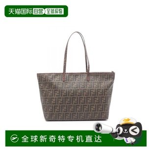 日本直郵中古Fendi芬迪女包B級9新Zucca涂層 1h可退 防水帆布托特