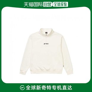 韩国直邮YONEX 羽毛球专业品牌235TL001U IVORY连帽卫衣公用