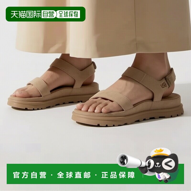 欧洲直邮UGG鞋子女凉鞋米色GOLDENGAZE TOE POST WOMEN'S图片