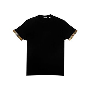 男士 黑色 T恤 AW2025 短袖 81042791 BURBERRY
